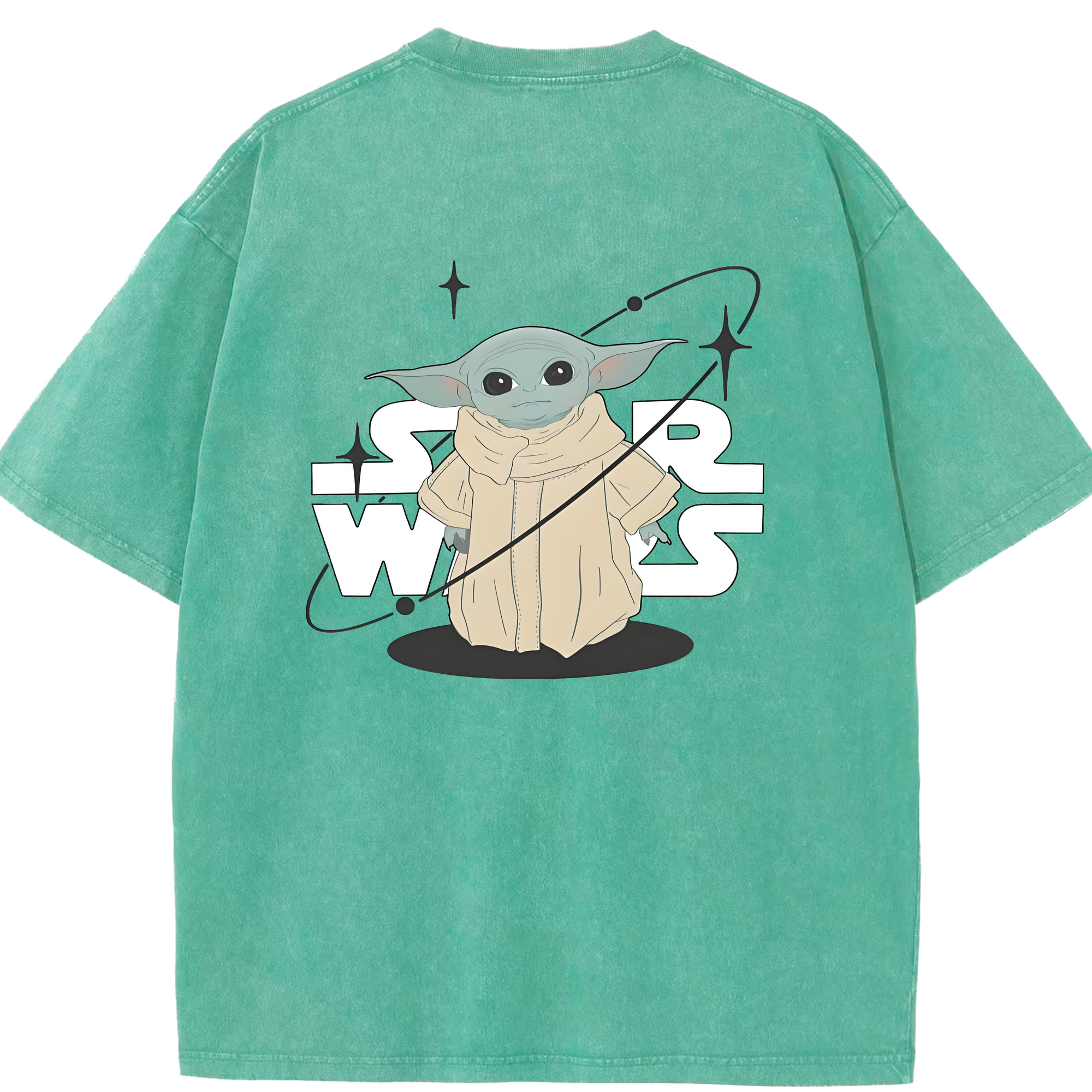 （画像用） スター・ウォーズ Star Wars 綿100% ヴィンテージ風 半袖Tシャツ（背面プリント）